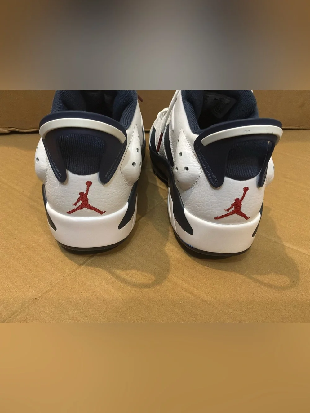 New Nike Air Jordan 6 Retro Golf Navy White Men's Size 7
